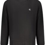CALVIN KLEIN MEN'S BLACK ZIP-UP SWEATSHIRT