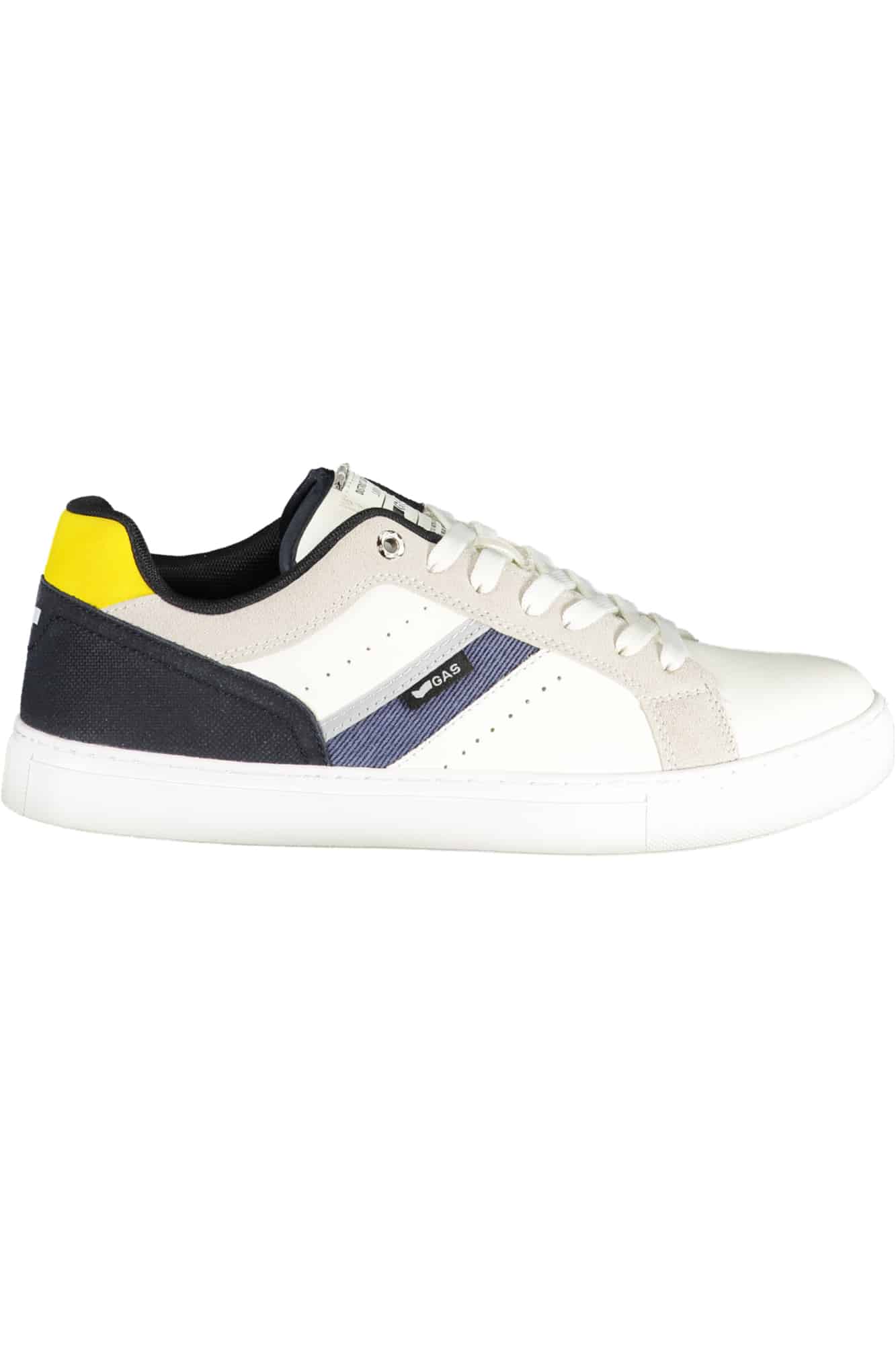 gascalzaturasportivauomobianco_1 GAS MEN'S WHITE SPORTS FOOTWEAR - Image 1