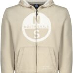 NORTH SAILS CHILDREN'S BEIGE ZIP-UP SWEATSHIRT