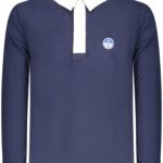 NORTH SAILS KIDS' LONG-SLEEVED POLO SHIRT, BLUE