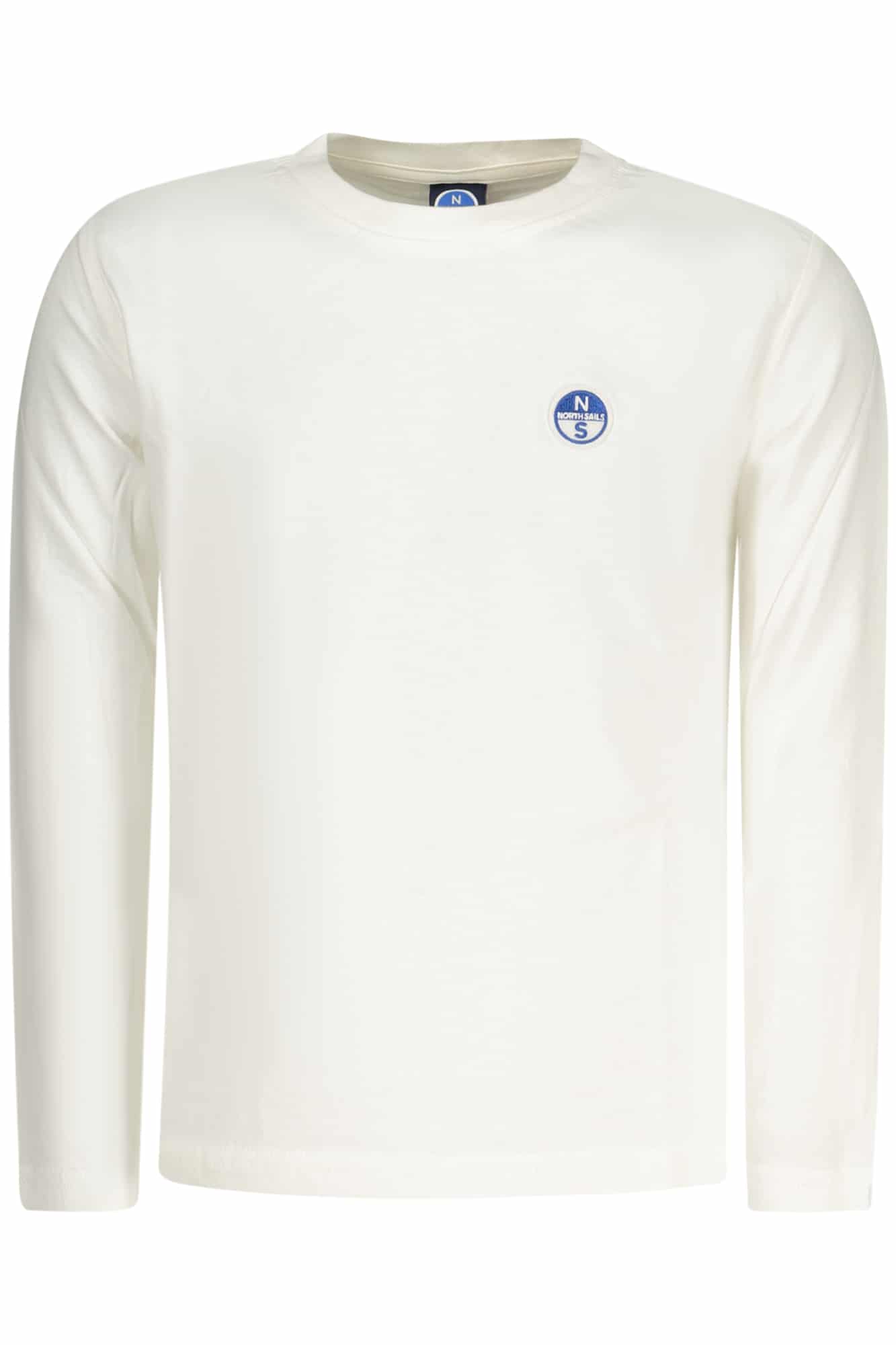 northsailst-shirtmanichelunghebambinobianco_1 NORTH SAILS LONG-SLEEVED T-SHIRT FOR KIDS, WHITE - Image 1