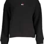 TOMMY HILFIGER MEN'S BLACK ZIPLESS SWEATSHIRT