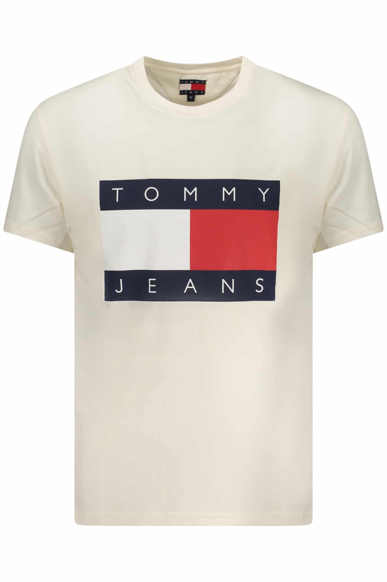 tommyhilfigert-shirtmanichecorteuomobianco_1 TOMMY HILFIGER MEN'S SHORT-SLEEVE T-SHIRT WHITE - Image 1