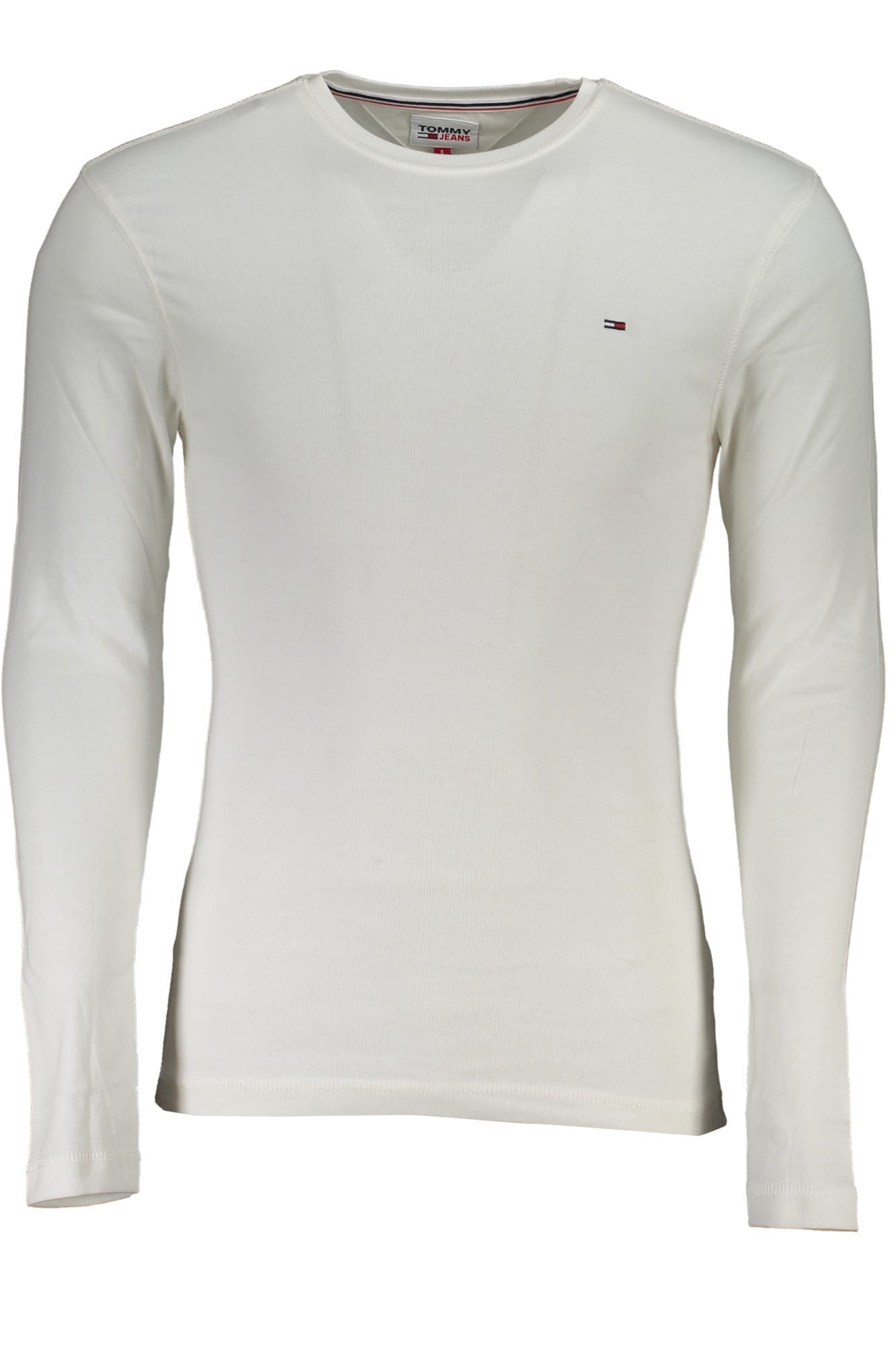 tommyhilfigert-shirtmanichelungheuomobianco_1 TOMMY HILFIGER MEN'S LONG SLEEVE T-SHIRT WHITE - Image 1
