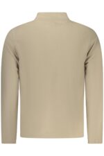 US GRAND MEN'S BEIGE ZIP-UP SWEATSHIRT - Image 2
