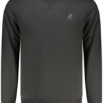 US GRAND MEN'S BLACK ZIP-UP SWEATSHIRT