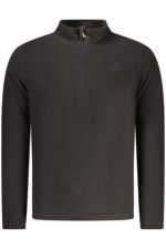 US GRAND MEN'S BLACK ZIP-UP SWEATSHIRT