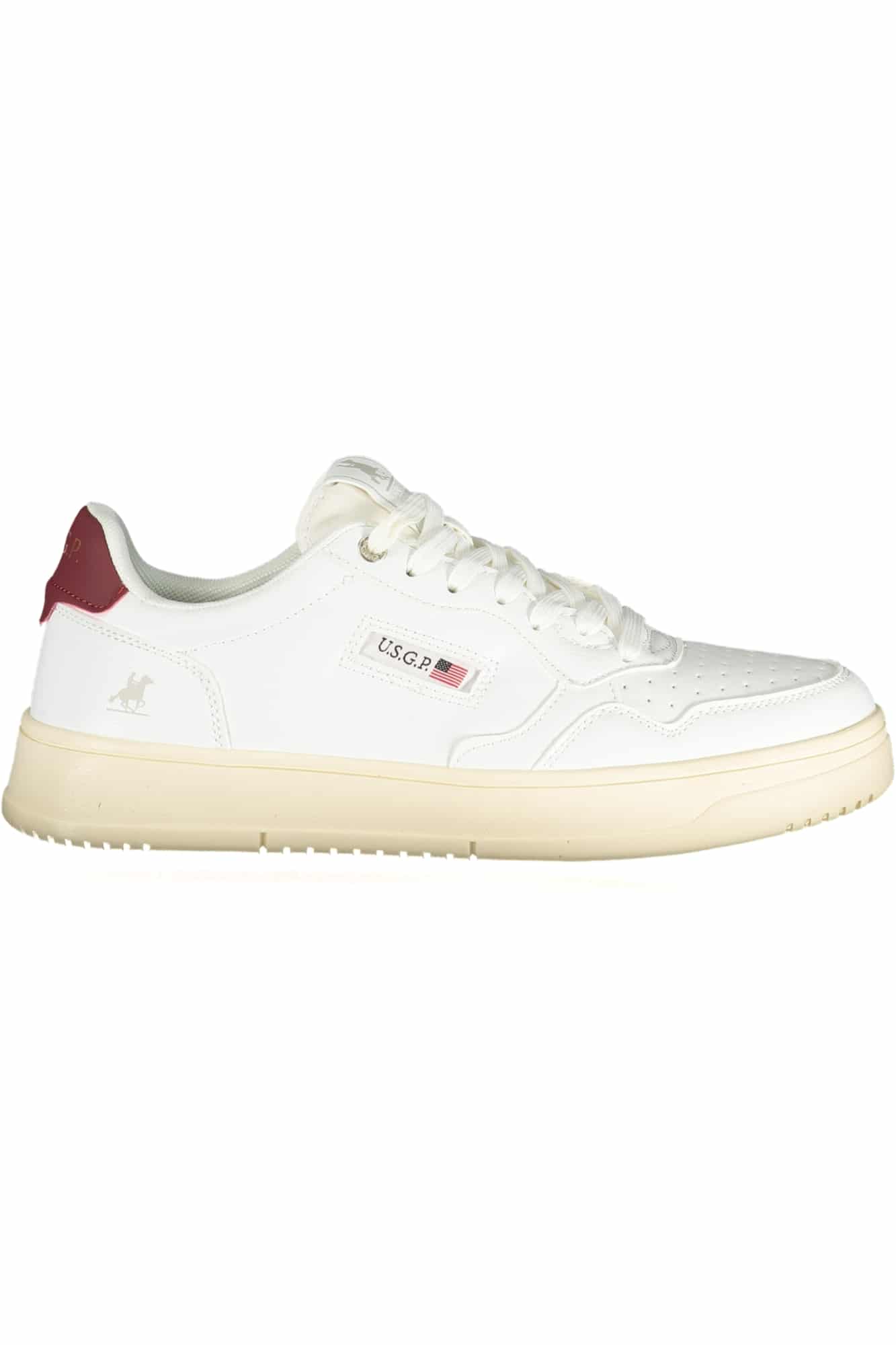 usgrandpolocalzaturasportivauomobianco_1 US GRAND MEN'S WHITE SPORTS FOOTWEAR - Image 1