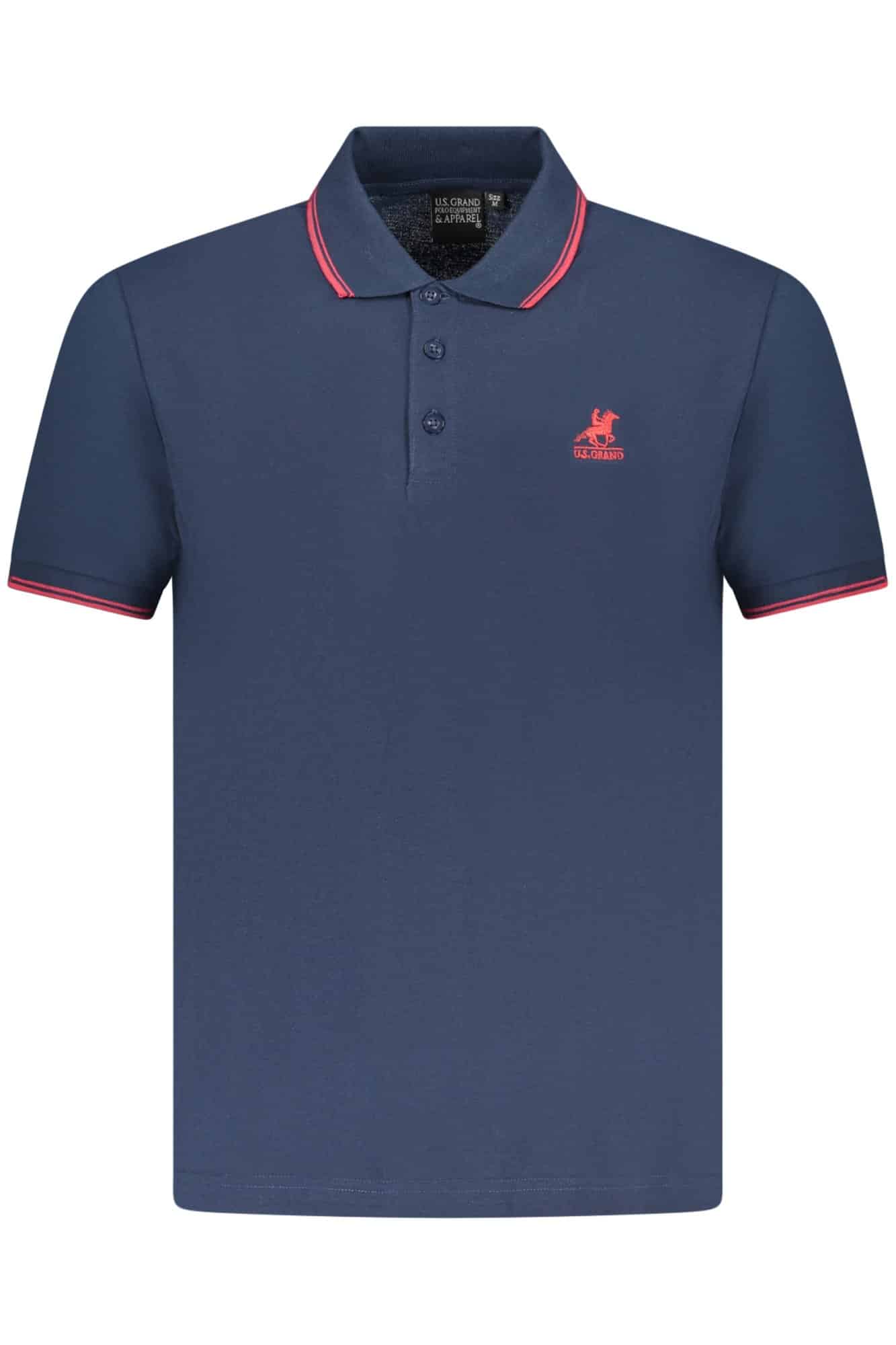 usgrandpolopolomanichecorteuomoblu_1 US GRAND POLO SHORT SLEEVE MEN'S BLUE - Image 1