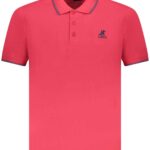 US GRAND MEN'S SHORT-SLEEVE POLO SHIRT, RED