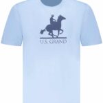 US GRAND MEN'S SHORT-SLEEVE T-SHIRT, BLUE