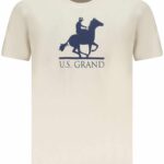 US GRAND MEN'S SHORT-SLEEVE T-SHIRT BEIGE