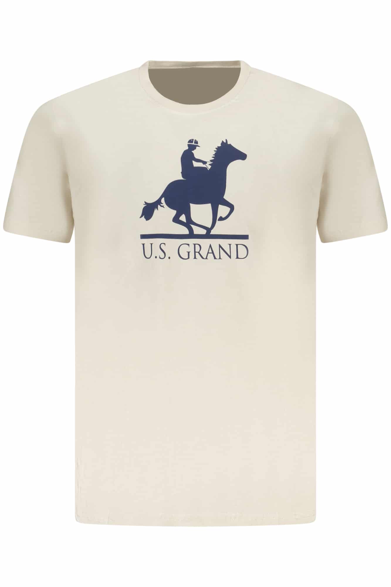 usgrandpolot-shirtmanichecorteuomobeige_1 US GRAND MEN'S SHORT-SLEEVE T-SHIRT BEIGE - Image 1