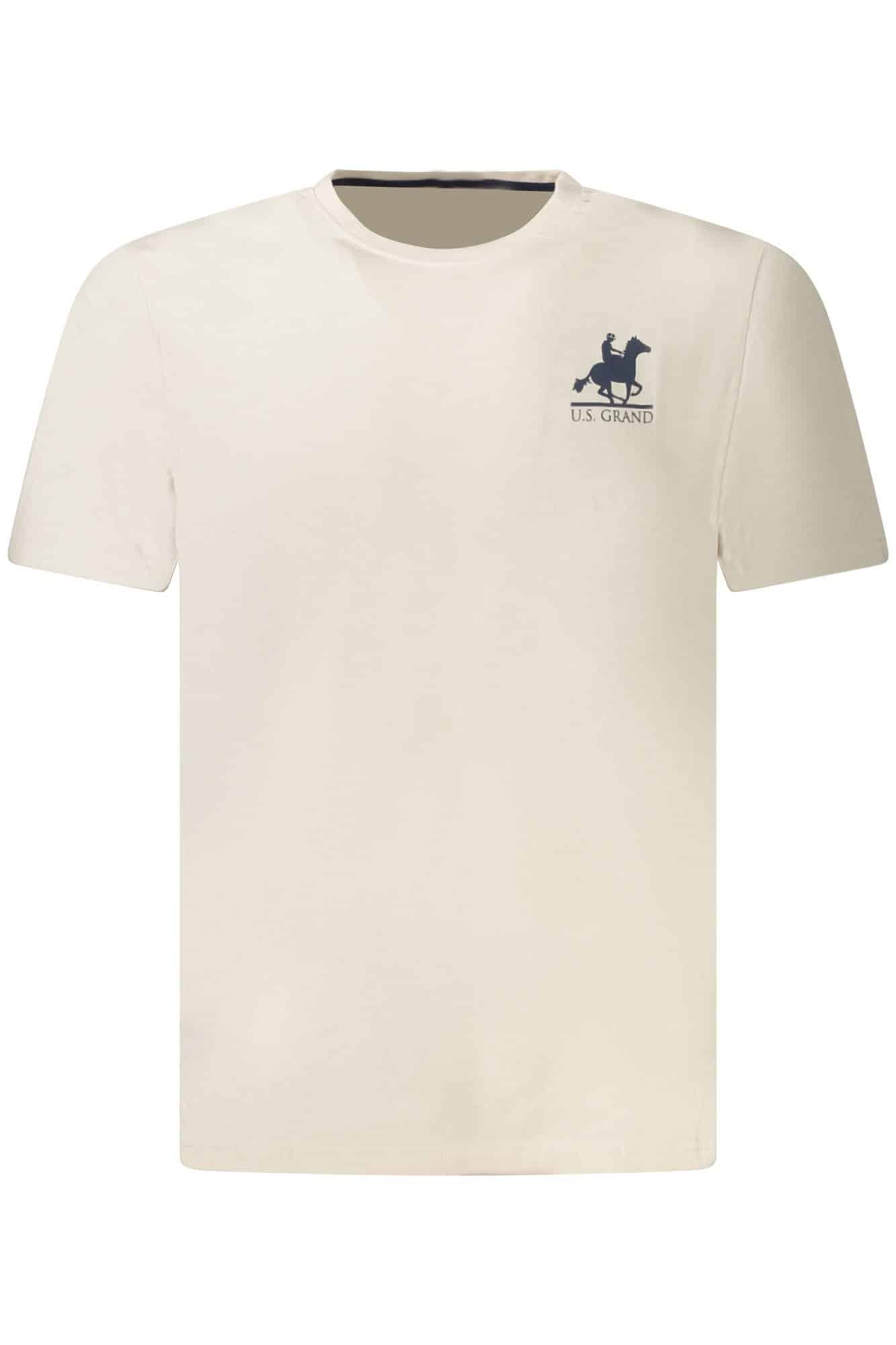 usgrandpolot-shirtmanichecorteuomobeige_1 US GRAND MEN'S SHORT-SLEEVE T-SHIRT BEIGE - Image 1