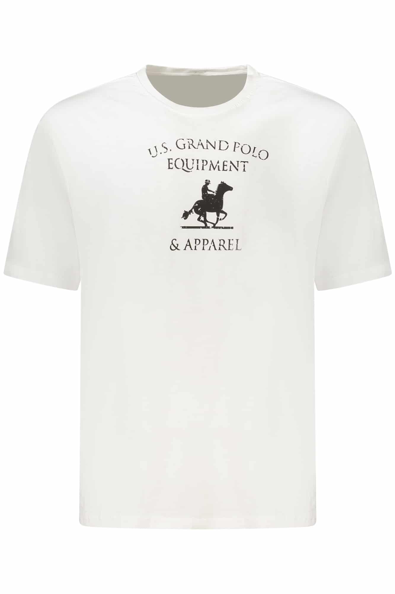 usgrandpolot-shirtmanichecorteuomobianco_1 US GRAND MEN'S SHORT-SLEEVE T-SHIRT WHITE - Image 1