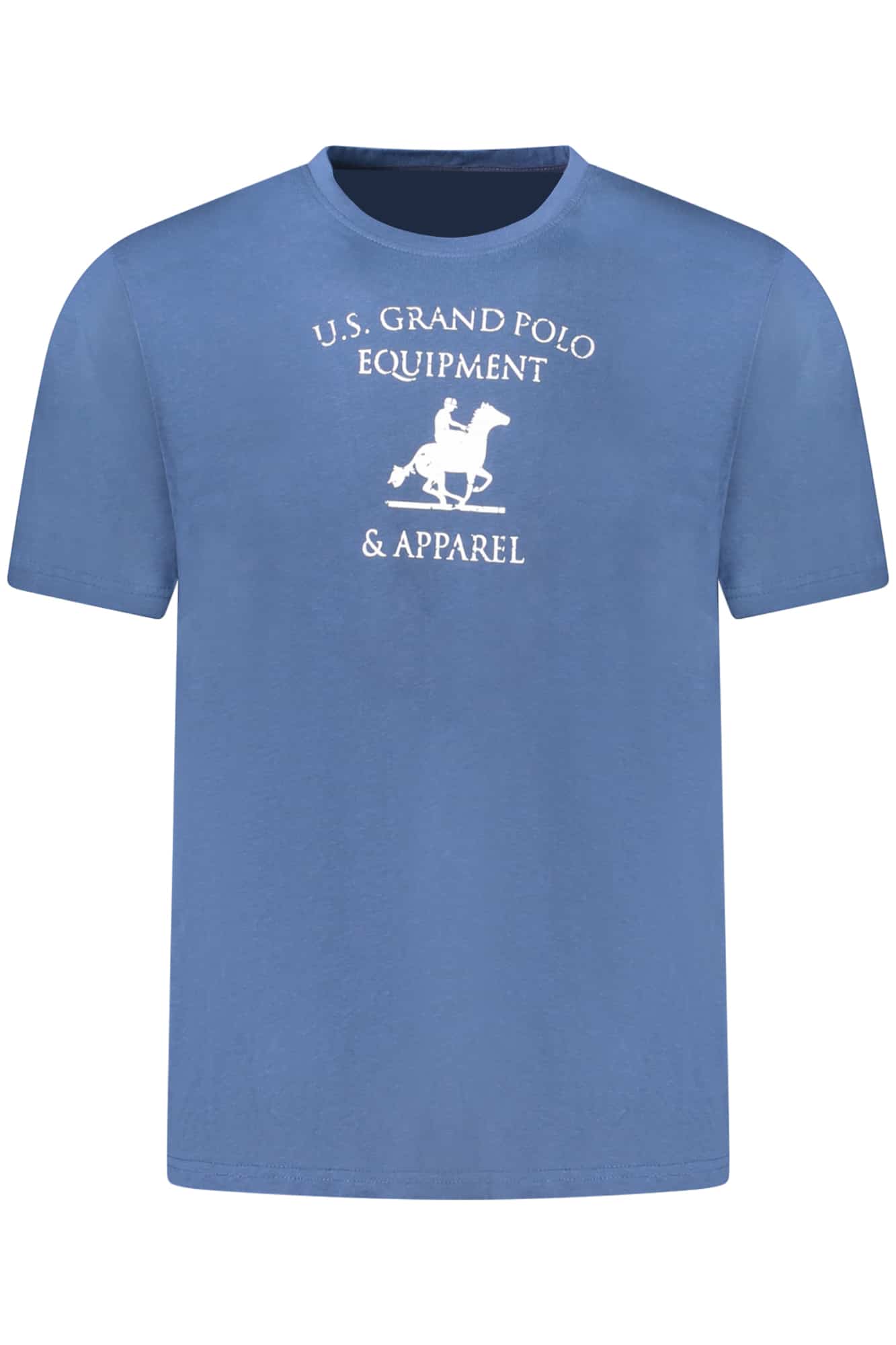 usgrandpolot-shirtmanichecorteuomoblu_1 US GRAND MEN'S SHORT-SLEEVE T-SHIRT BLUE - Image 1