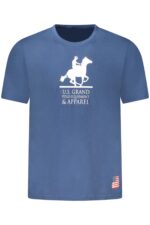 US GRAND MEN'S SHORT-SLEEVE T-SHIRT BLUE