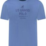 US GRAND MEN'S SHORT-SLEEVE T-SHIRT BLUE