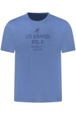 US GRAND MEN'S SHORT-SLEEVE T-SHIRT BLUE