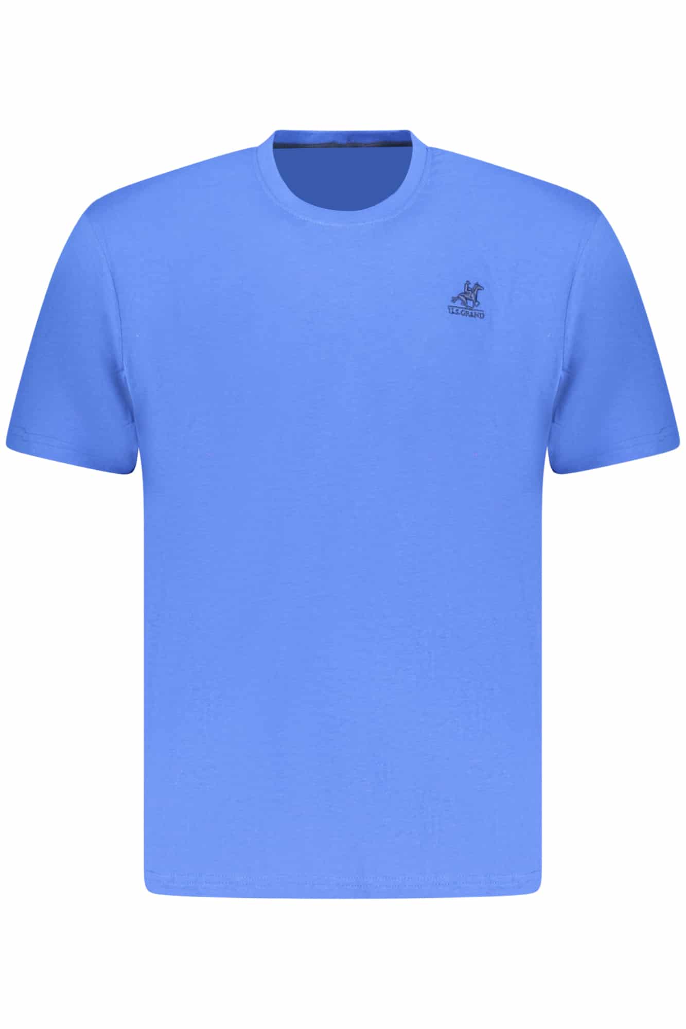 usgrandpolot-shirtmanichecorteuomoblu_1 US GRAND MEN'S SHORT-SLEEVE T-SHIRT BLUE - Image 1