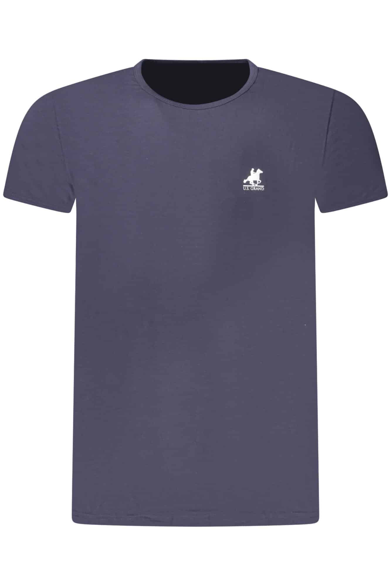 usgrandpolot-shirtmanichecorteuomoblu_1 US GRAND MEN'S SHORT-SLEEVE T-SHIRT BLUE - Image 1