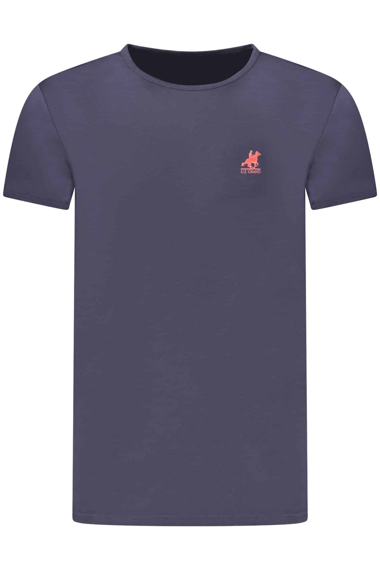 usgrandpolot-shirtmanichecorteuomoblu_1 US GRAND MEN'S SHORT-SLEEVE T-SHIRT BLUE - Image 1