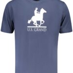 US GRAND MEN'S SHORT-SLEEVE T-SHIRT BLUE