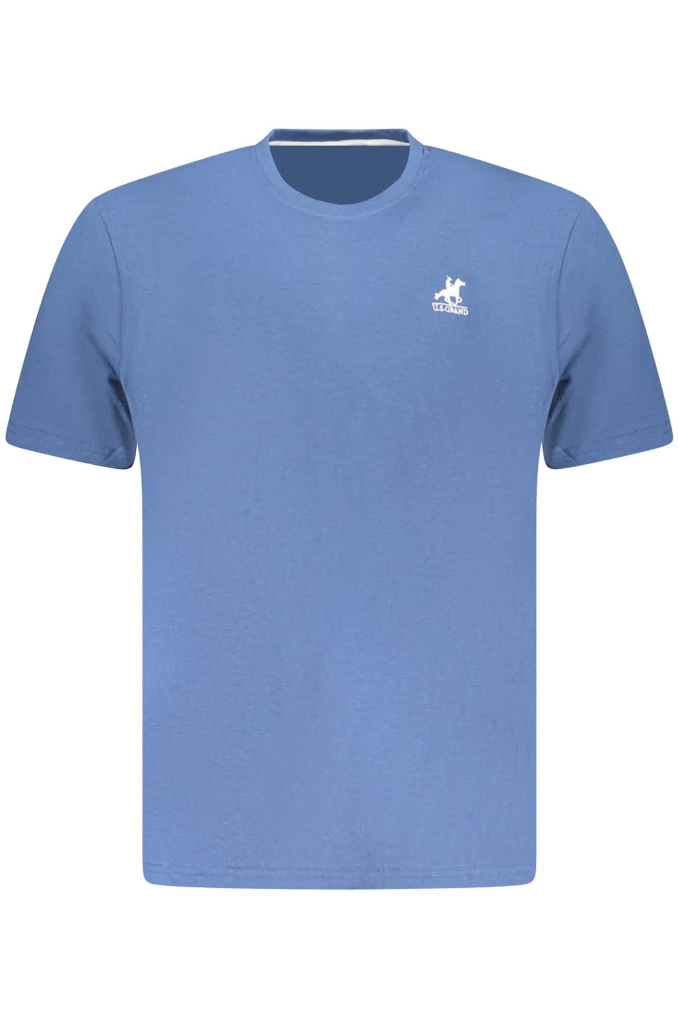 usgrandpolot-shirtmanichecorteuomoblu_1 US GRAND MEN'S SHORT-SLEEVE T-SHIRT BLUE - Image 1