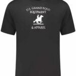 US GRAND MEN'S BLACK SHORT-SLEEVE T-SHIRT