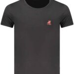 US GRAND MEN'S BLACK SHORT-SLEEVE T-SHIRT