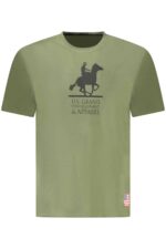 US GRAND MEN'S SHORT-SLEEVED GREEN T-SHIRT