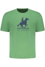 US GRAND MEN'S SHORT-SLEEVED GREEN T-SHIRT
