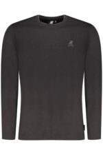 US GRAND MEN'S LONG-SLEEVED BLACK T-SHIRT