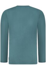 US GRAND MEN'S LONG-SLEEVED GREEN T-SHIRT - Image 2