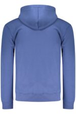 COVERI MOVING MEN'S BLUE ZIP-UP SWEATSHIRT - Image 2