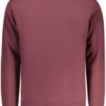 COVERI MOVING MEN'S RED ZIP-LESS SWEATSHIRT