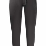 COVERI MOVING MEN'S BLACK LONG TRACKSUIT PANTS