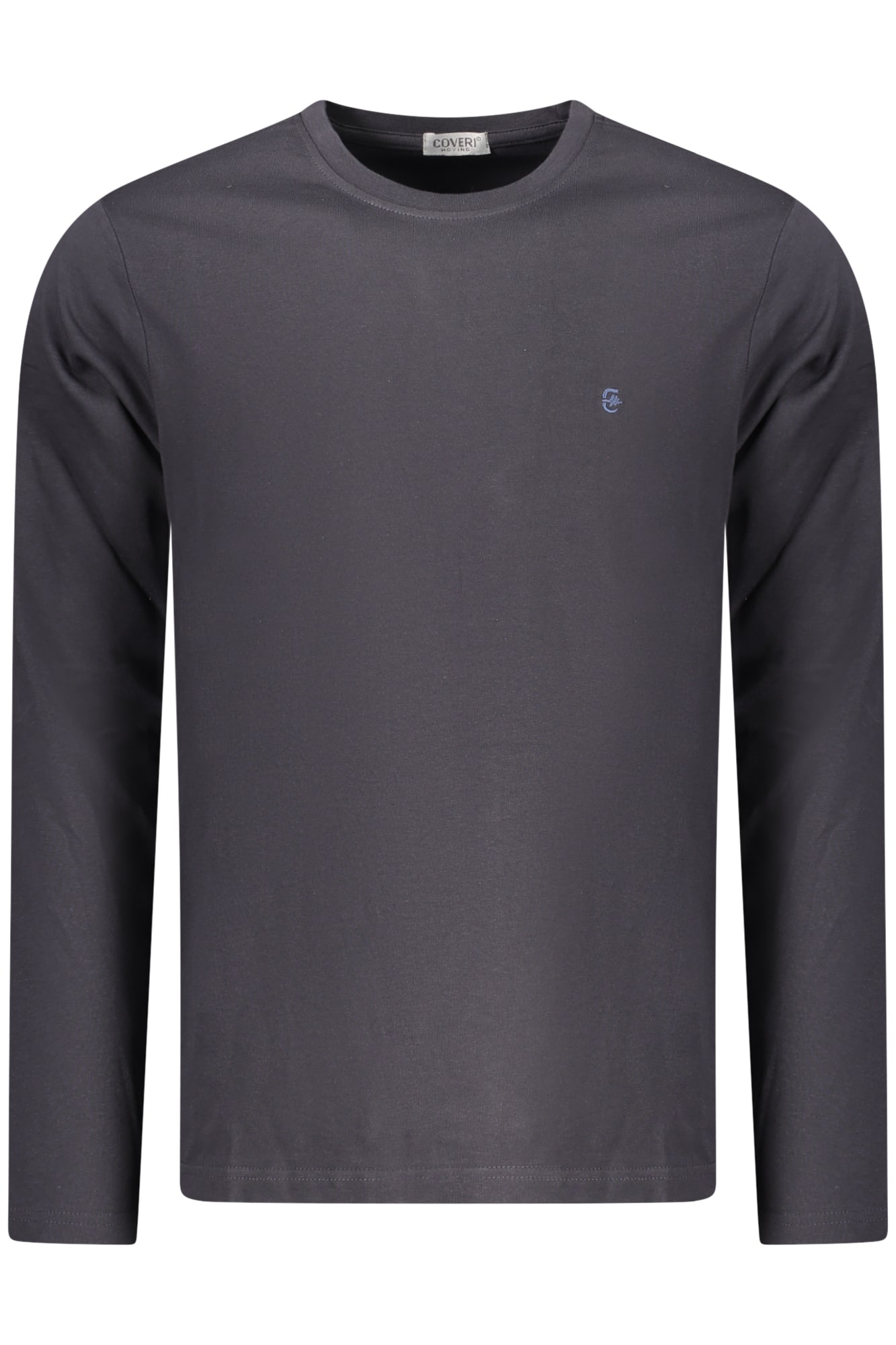coverimovingt-shirtmanichelungheuomoblu_1 COVERI MOVING MEN'S LONG-SLEEVED T-SHIRT, BLUE - Image 1