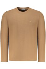 COVERI MOVING MEN'S LONG-SLEEVED T-SHIRT, BROWN