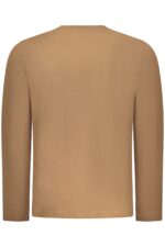 COVERI MOVING MEN'S LONG-SLEEVED T-SHIRT, BROWN - Image 2