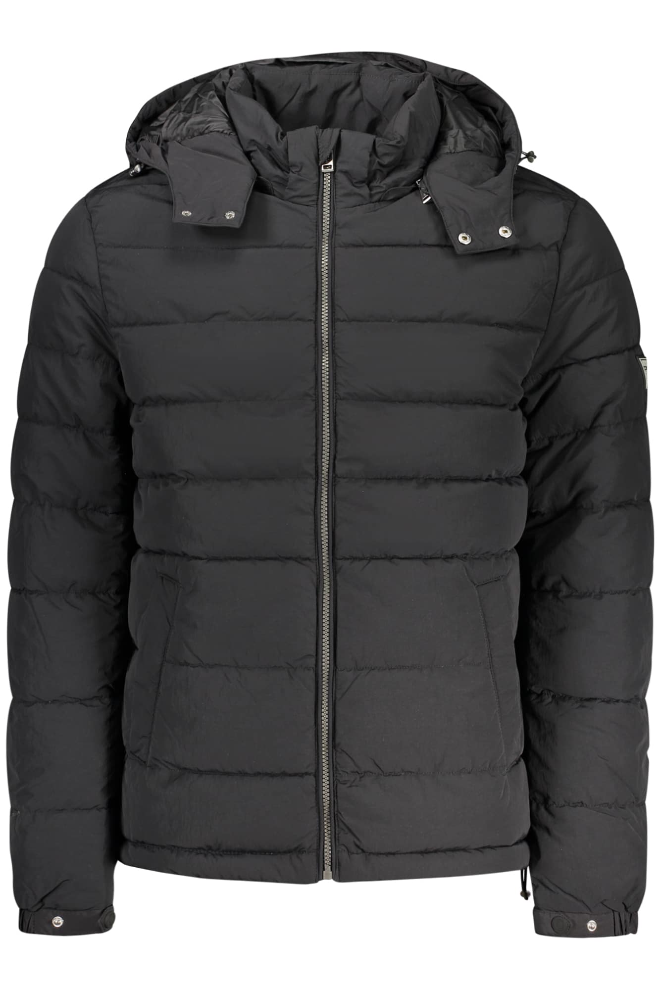 guessjeansgiubbottouomonero_1 GUESS JEANS MEN'S BLACK JACKET - Image 1