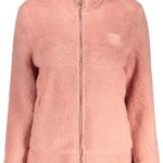 LAURA BIAGIOTTI WOMEN'S PINK ZIP-UP SWEATSHIRT
