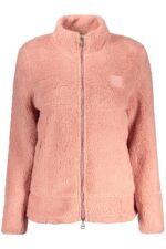 LAURA BIAGIOTTI WOMEN'S PINK ZIP-UP SWEATSHIRT
