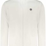 NORTH SAILS MEN'S WHITE ZIP-UP SWEATSHIRT