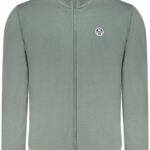 NORTH SAILS MEN'S GREEN ZIP-UP SWEATSHIRT