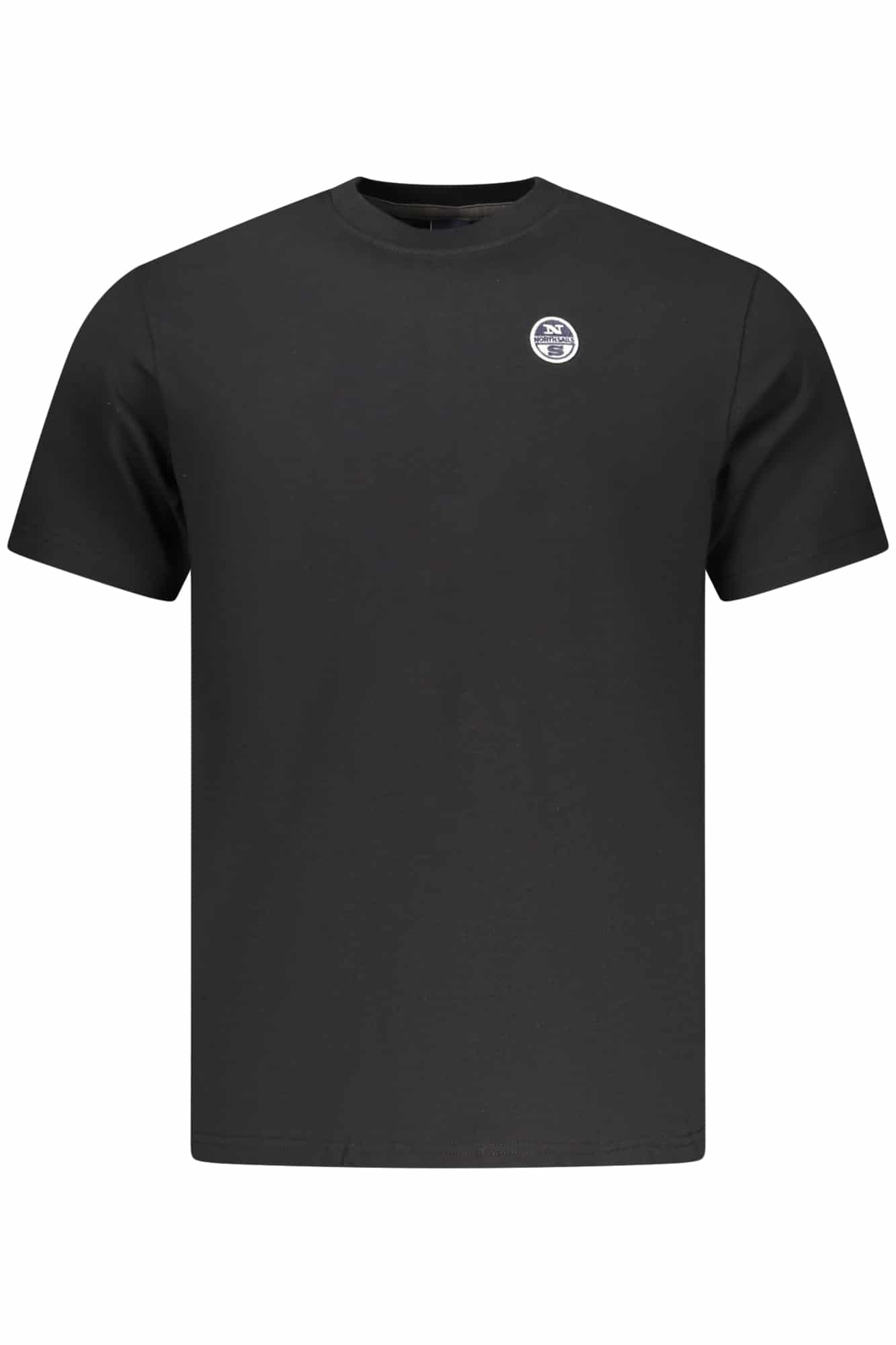 northsailst-shirtmanichecorteuomonero_1 NORTH SAILS MEN'S SHORT-SLEEVE T-SHIRT BLACK - Image 1