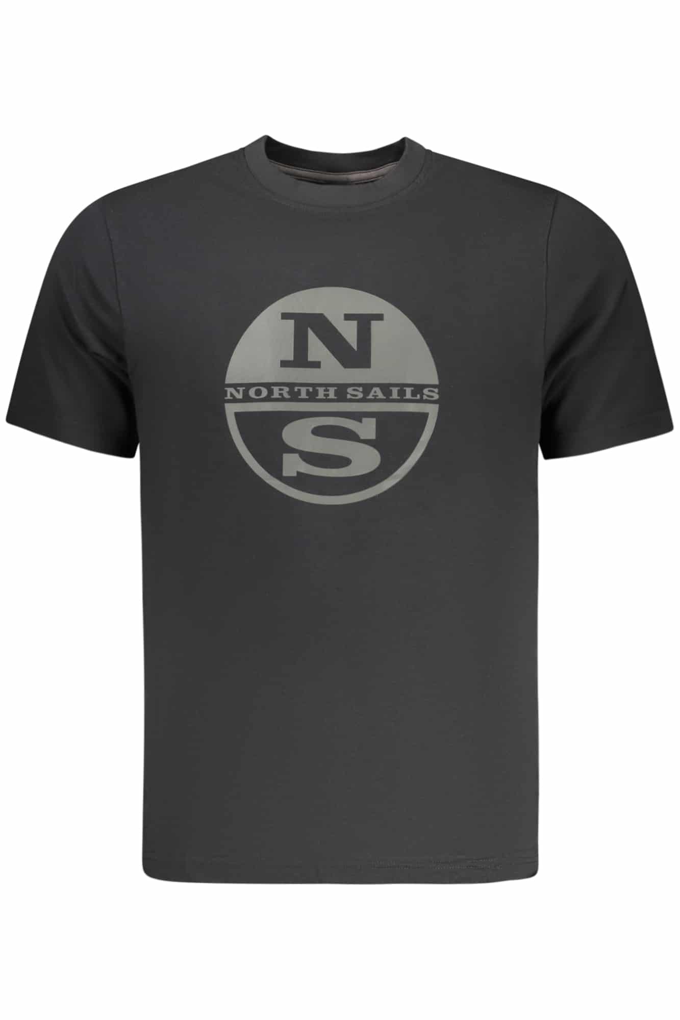 northsailst-shirtmanichecorteuomonero_1 NORTH SAILS MEN'S SHORT-SLEEVE T-SHIRT BLACK - Image 1