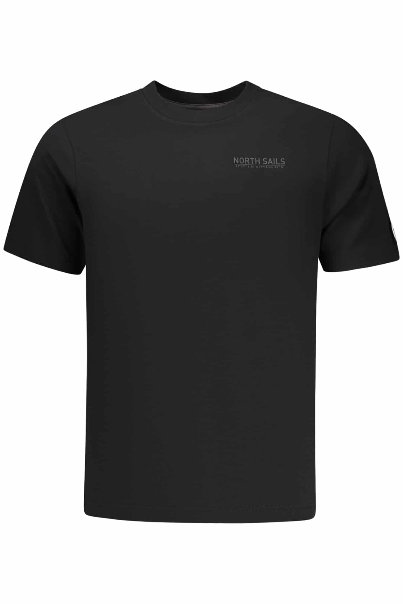 northsailst-shirtmanichecorteuomonero_1 NORTH SAILS MEN'S SHORT-SLEEVE T-SHIRT BLACK - Image 1