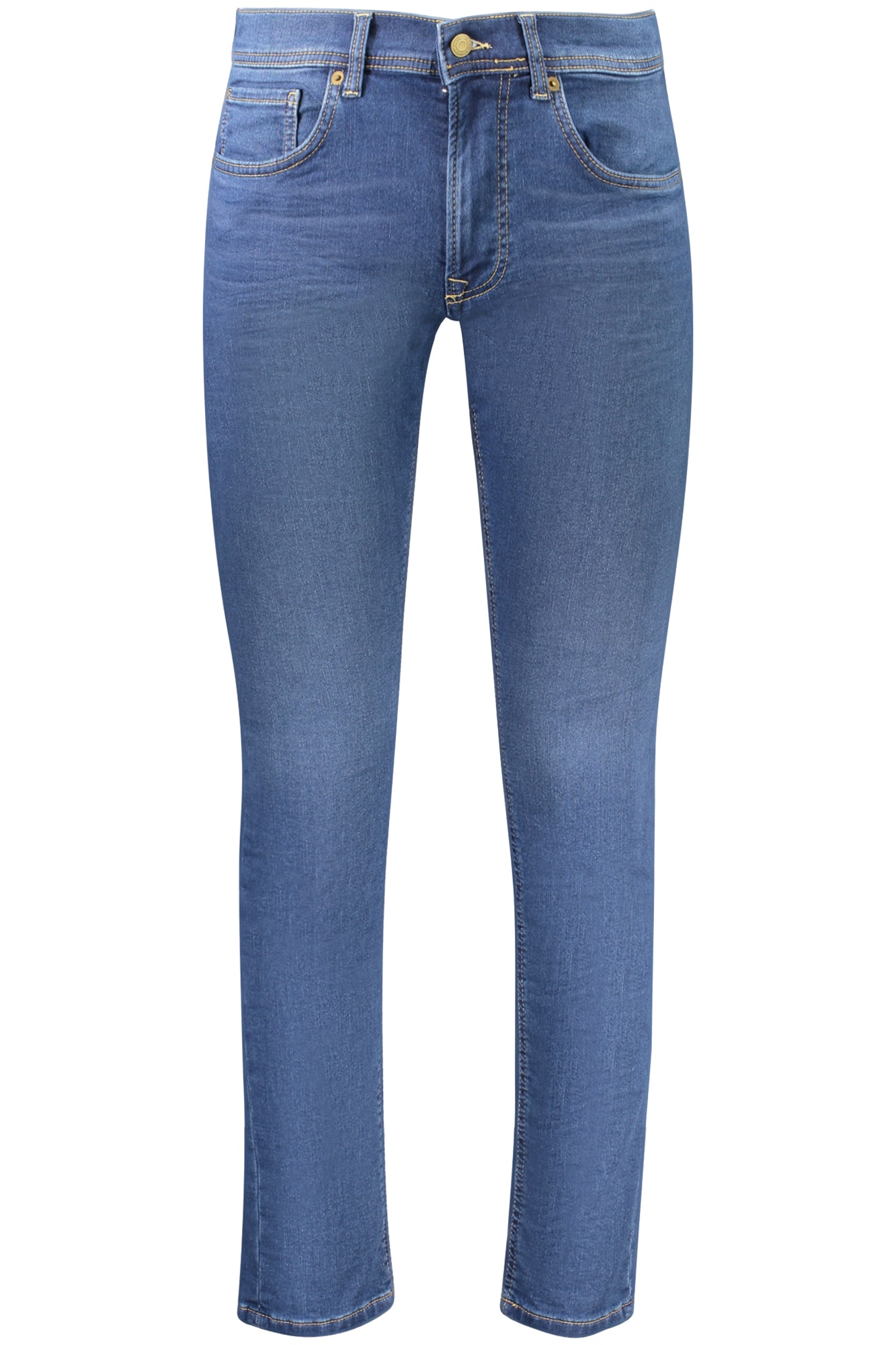 pepejeansjeansdenimuomoblu_1 PEPE JEANS MEN'S BLUE DENIM JEANS - Image 1