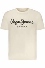PEPE JEANS MEN'S SHORT-SLEEVE T-SHIRT, BEIGE